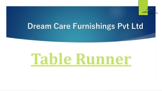 best table runner by dream care