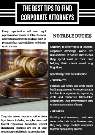 The Best Tips to Find Corporate Attorneys