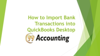 Import Bank Transactions into QuickBooks from Excel