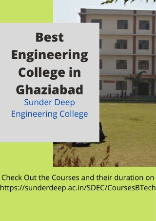 Best Engineering College in Ghaziabad | Computer Science Degree