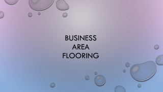 Business area flooring
