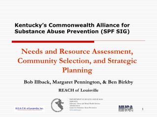 Kentucky’s Commonwealth Alliance for Substance Abuse Prevention (SPF SIG)