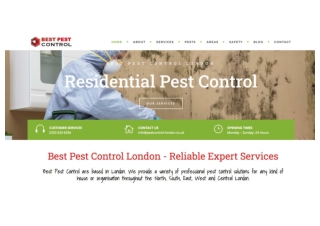 Best Pest Control is an expert pest control company that covers all boroughs