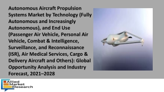 Autonomous Aircraft Propulsion Systems Market