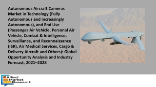 Autonomous Aircraft Cameras Market