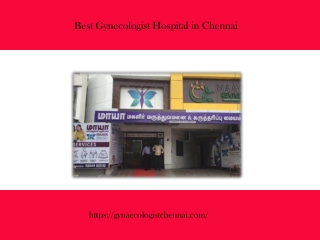 Best Gynecologist Hospital in Chennai 