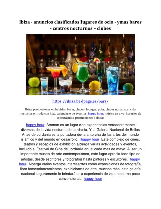 Ibiza - anuncios clasificados lugares de ocio - ymas bares - centros nocturnos – clubes-converted