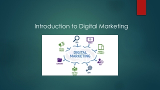 Introduction to Digital Marketing