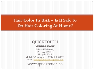 Hair Color In UAE – Is It Safe To Do Hair Coloring At Home