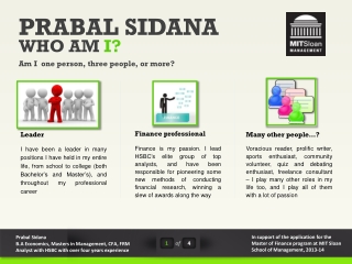 MIT Sloan M.Fin Presentation