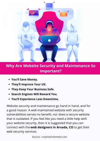 Why Are Website Security and Maintenance So Important?