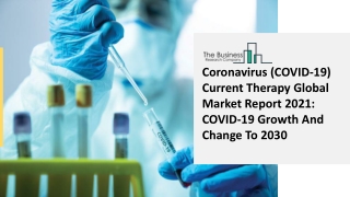 Global Coronavirus (COVID-19) Current Therapy Market Opportunities