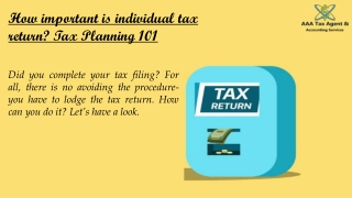Lodging Your Tax Return Blacktown