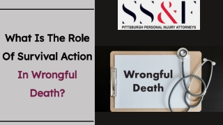 What Is The Role Of Survival Action In Wrongful Death?