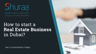 How to start a Real Estate Business in Dubai