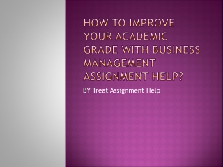 How to Improve your Academic Grade with Business