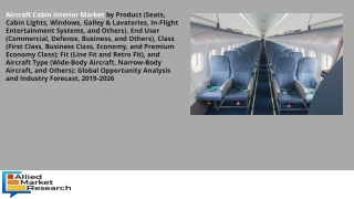 Aircraft Cabin Interior Market Boom in Near Future!