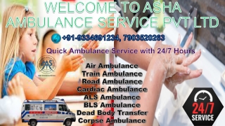 Get Reliable Train Ambulance Service in Patna |ASHA