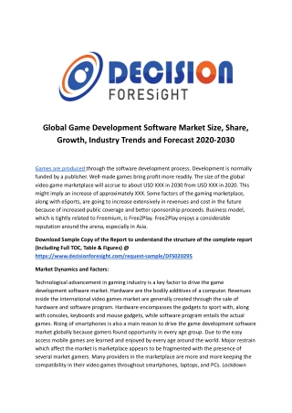 Global Game Development Software Market.docx