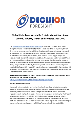 Global Hydrolyzed Vegetable Protein Market.docx