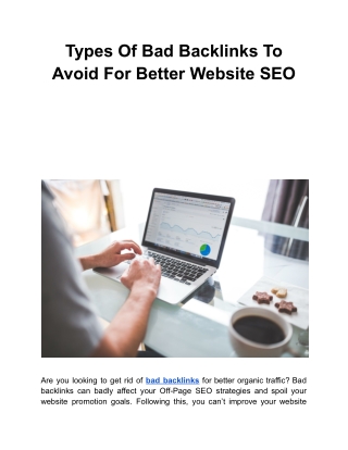 Types Of Bad Backlinks To Avoid For Better Website SEO