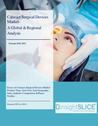Cataract Surgical Devices Market Share, Trends, Analysis and Forecasts, 2031