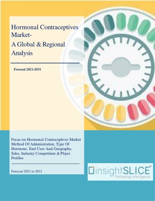 Hormonal Contraceptives Market Share, Trends, Analysis and Forecasts 2021-2031