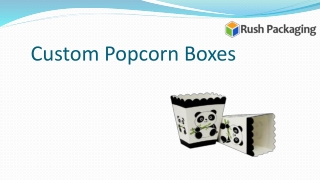 Custom Popcorn Boxes Wholesale