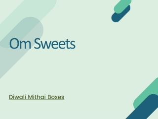 Are You Looking For Mithai Boxes Online
