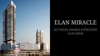 Elan Commercial Sector 84 Food Court Discounts, Elan Miracle Commercial New Sch