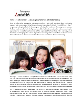 Home Tutor & Private Tuition Agency in Singapore
