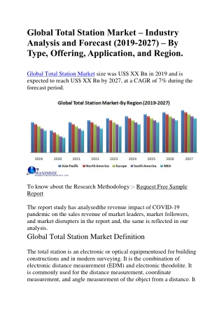 Global Total Station Market