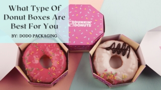 Get Eye Catchy Custom Donuts Boxes Wholesale |Bakery Boxes!