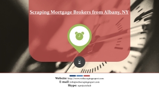 Scraping Mortgage Brokers from Albany, NY