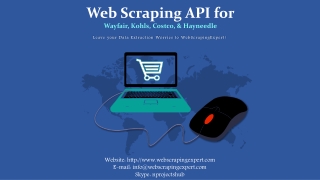 Web Scraping API for Wayfair, Kohls, Costco, & Hayneedle