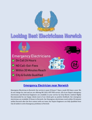 Looking Best Electricians Norwich