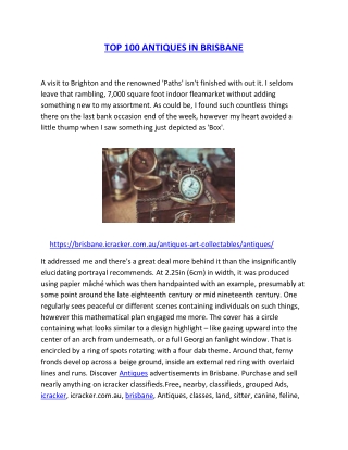 TOP 100 ANTIQUES IN BRISBANE 11-converted
