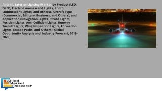 Aircraft Exterior Lighting Market  Boom in Near Future!