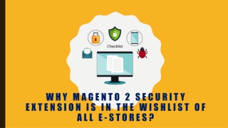 Why Magento 2 Security Extension Is In The Wishlist Of All E-stores?