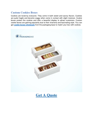 Custom Cookies Boxes-Custom Candy Display Boxes