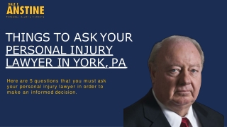 Best Motorcycle Accident Injury Attorney In York PA -  Dale E. Anstine