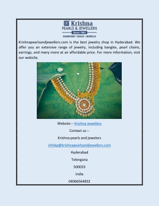 Krishna Jewellers  Krishnapearlsandjewellers.com (1)