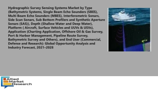 Hydrographic Survey Sensing Systems Market