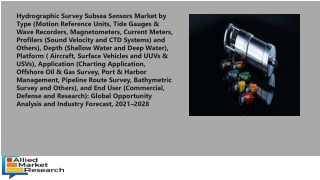 Hydrographic Survey Subsea Sensors Market
