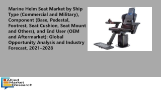 Marine Helm Seat Market
