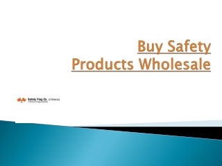 Safety Product Supplier - Safety Flag