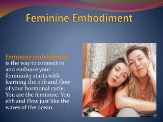 Feminine Embodiment