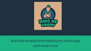 Avail the benefits from Melbourne’s bed bugs control services