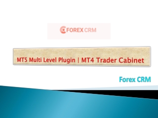 MT5 Multi Level Plugin | MT4 Trader Cabinet