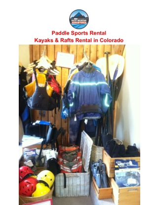 Paddle Sports Rental